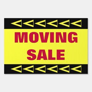 moving sale
